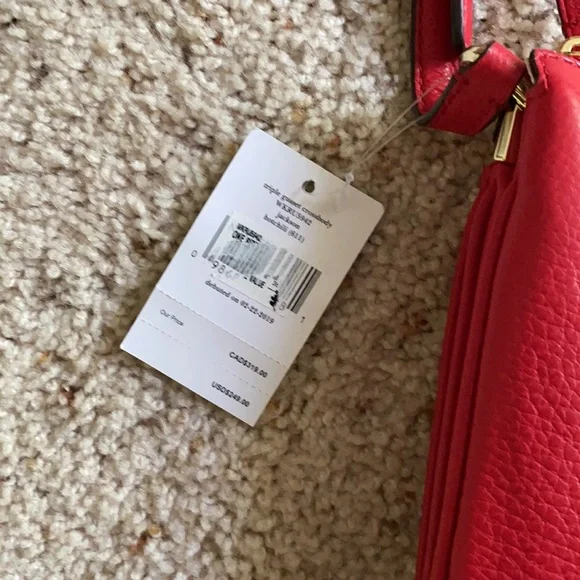 Kate Spade Red Crossbody Bag - Picture 4 of 8